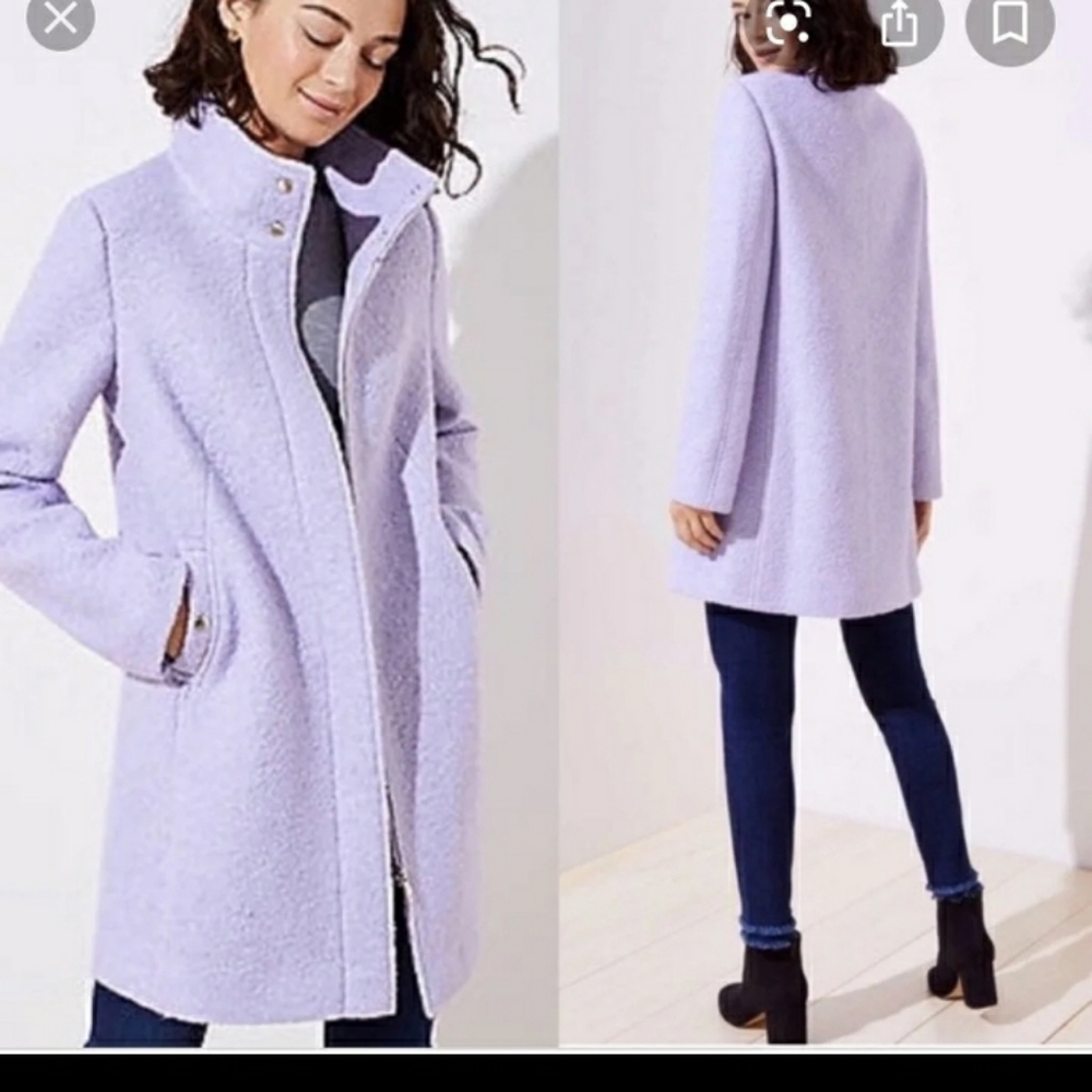 New Loft Plus Size Wool Coat